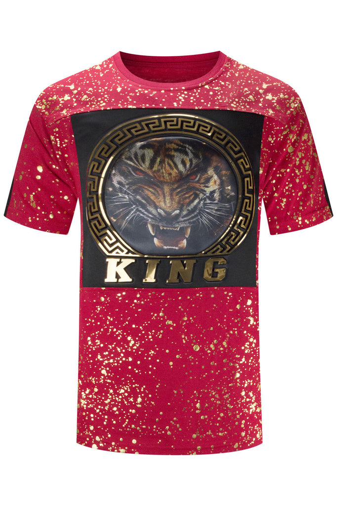 mens tiger king shirt