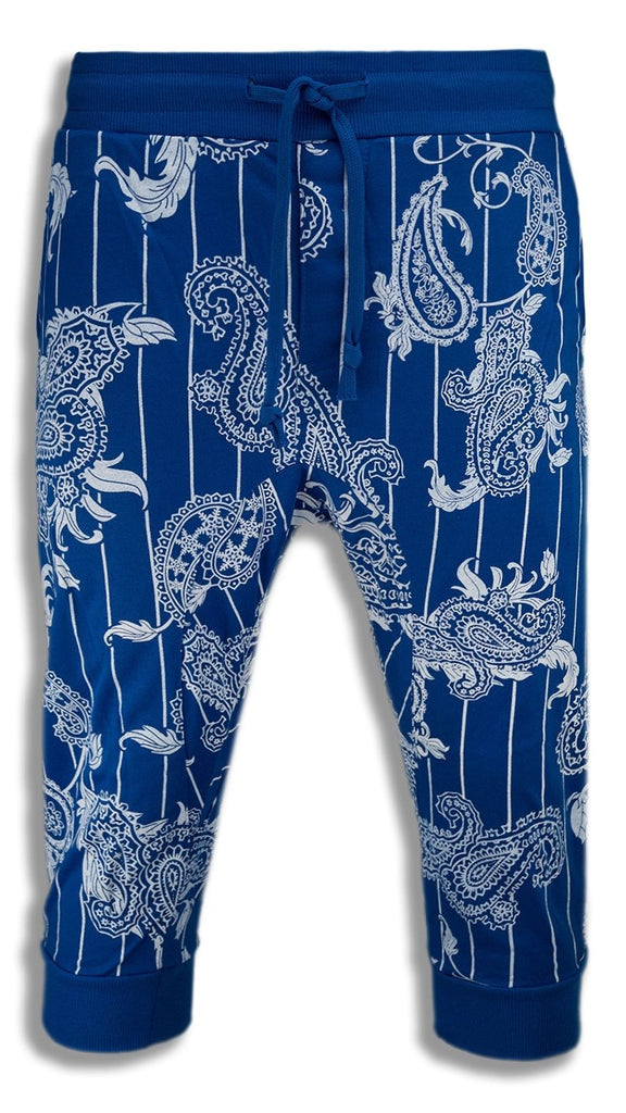 blue bandana joggers