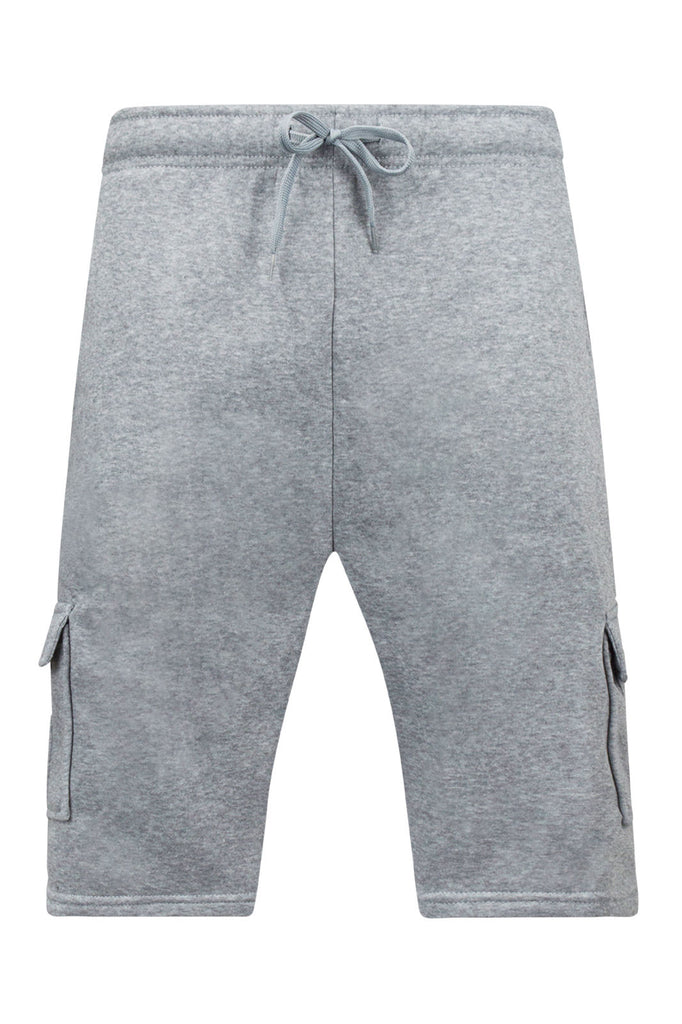 fleece cargo sweat shorts