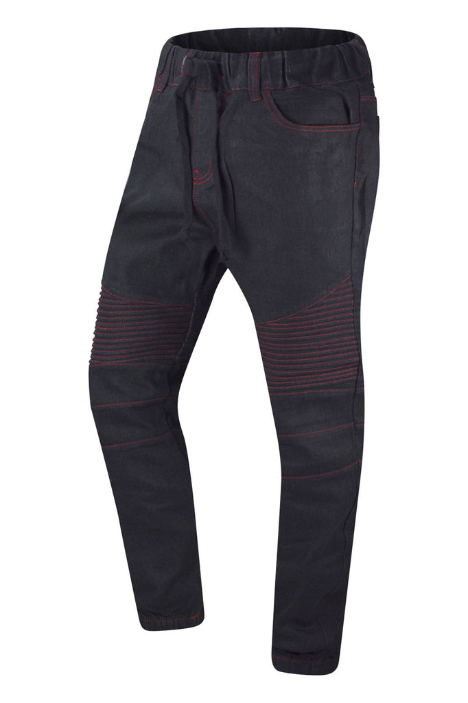 black biker joggers mens