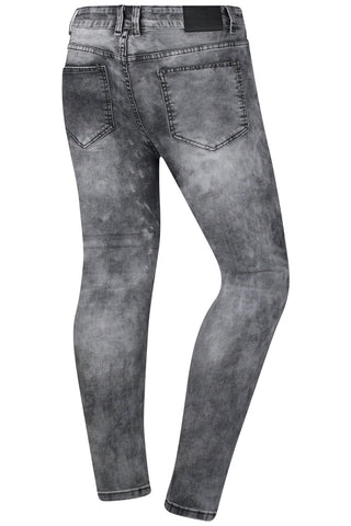 checkered denim jeans mens