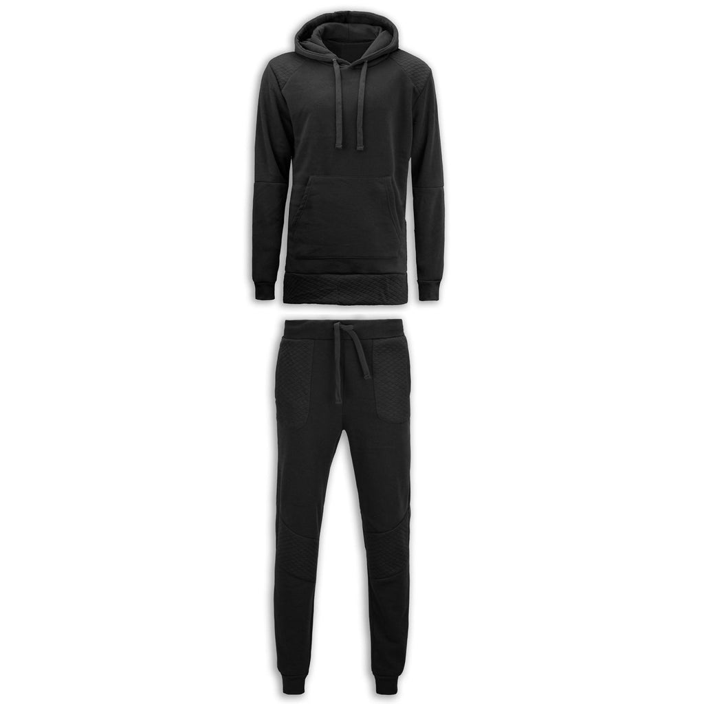 mens black jogging suit