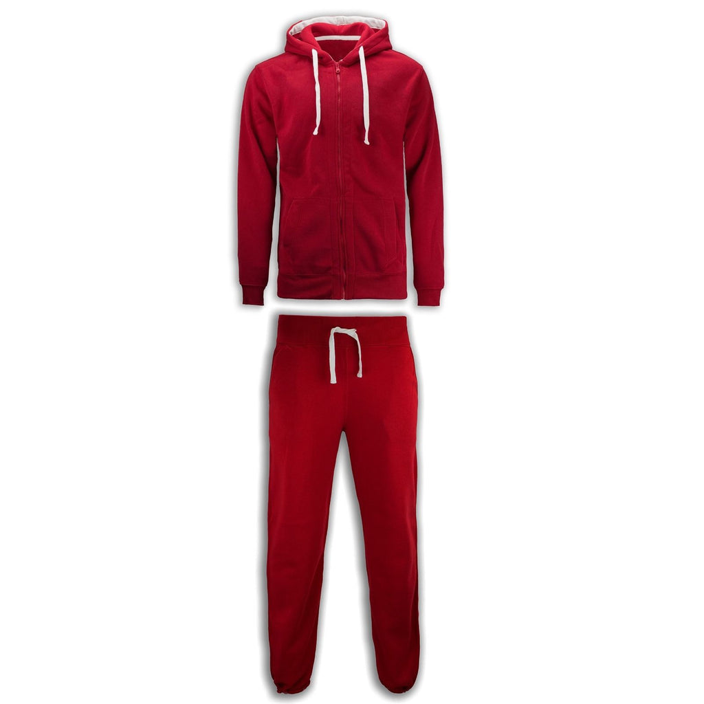 red sweatsuit men