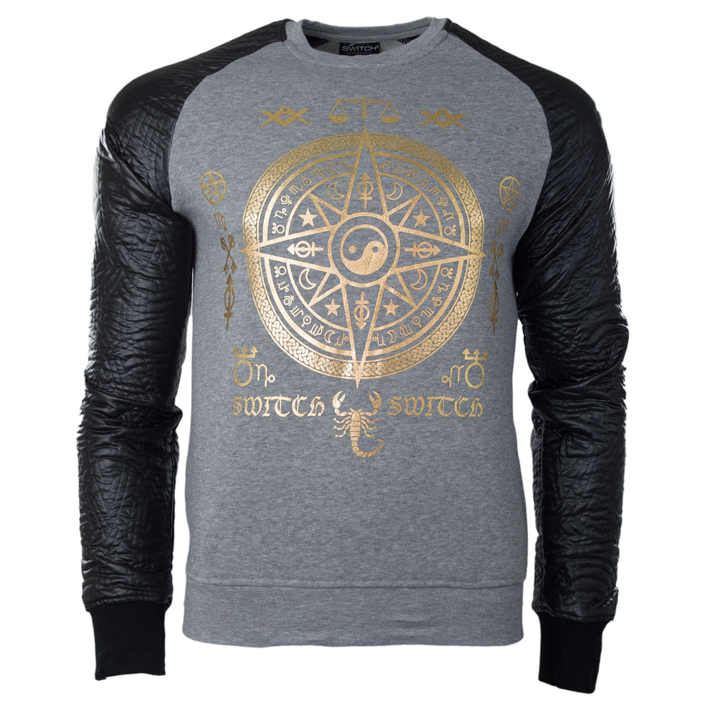 Download Long Sleeve Raglan Fleece Crew Neck - Trending Apparel