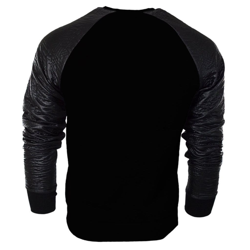 Download Long Sleeve Raglan Fleece Crew Neck - Trending Apparel