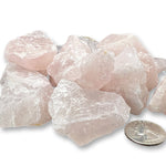 Rose Quartz Rough Crystal 8 Pieces - Healing Stone Chakras