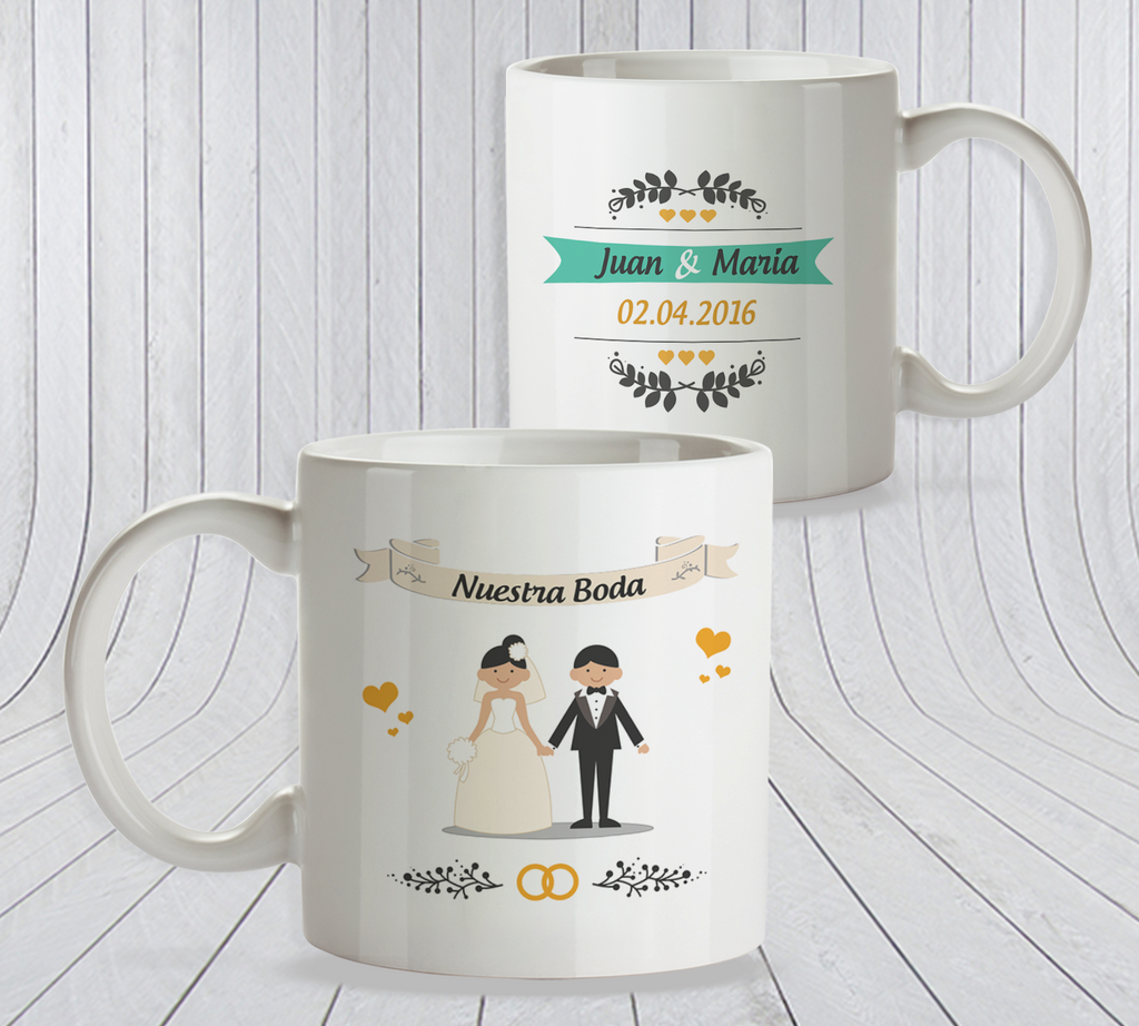 Taza Boda 02 Tazas Festivas 