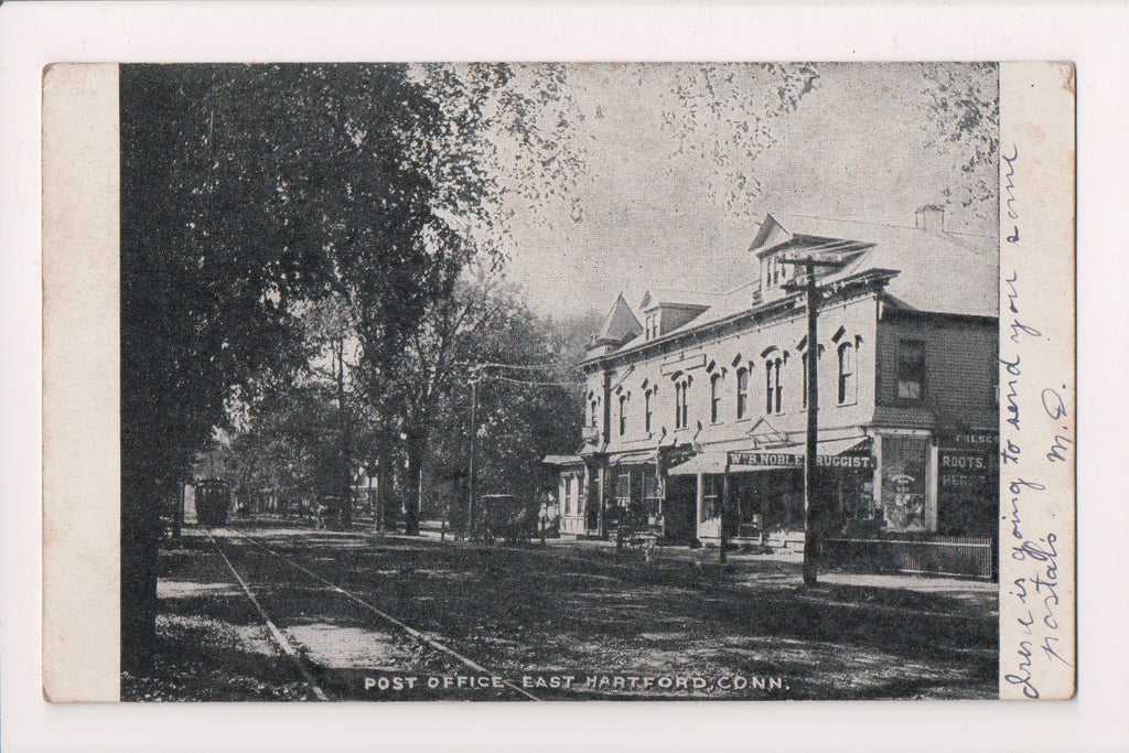 CT, East Hartford - Post Office, PO @1906 postcard - A10125 – KATHYS  POSTCARD EMPORIUM