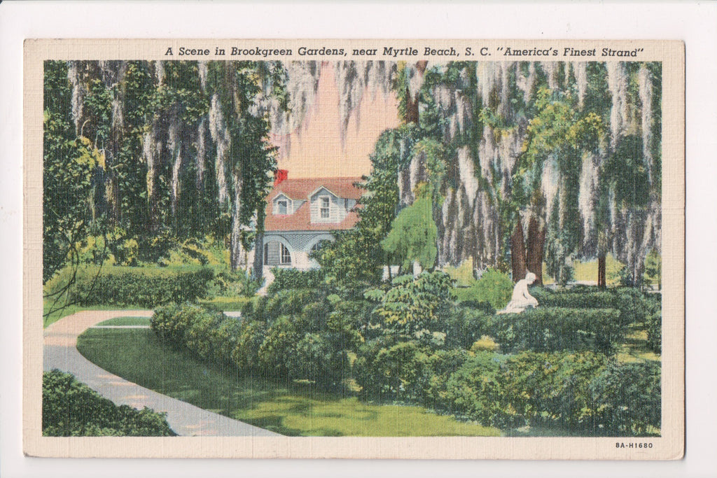 Sc Myrtle Beach Brookgreen Gardens 1941 Postcard E05041
