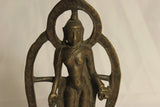 Artisan-Crafted Bronze Buddha