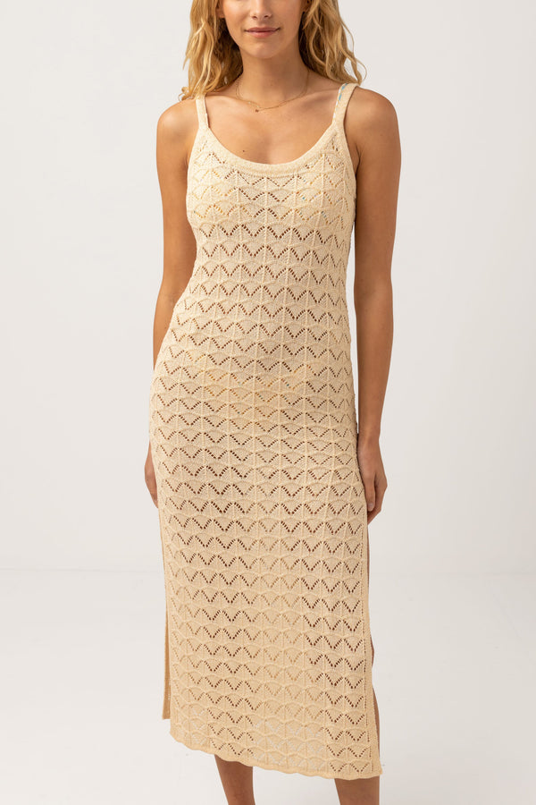 Charlize long sleeve knit dress - chocolat – Ivy Boutique