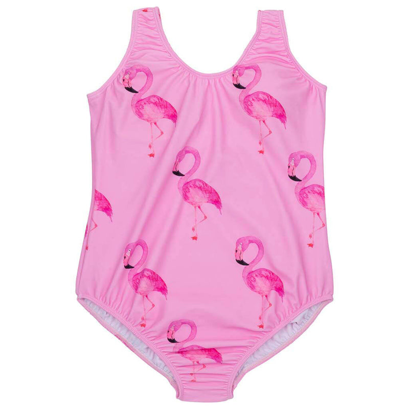 Women's Swimwear - One Piece Swimmers | Flamingo Print | Cheeky ...