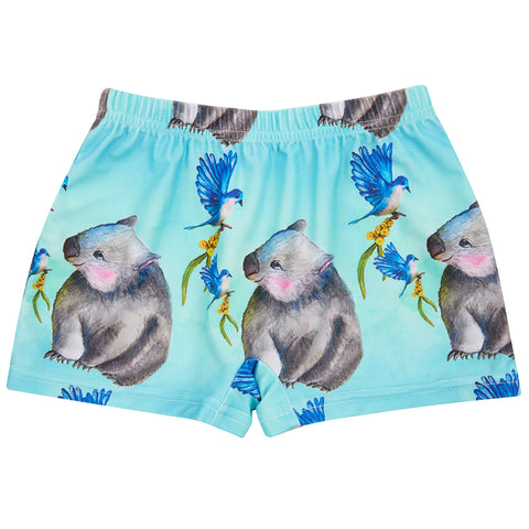 Girls Swimwear - Long Sleeve | Pink Koala Print | Cheeky Chickadee Store