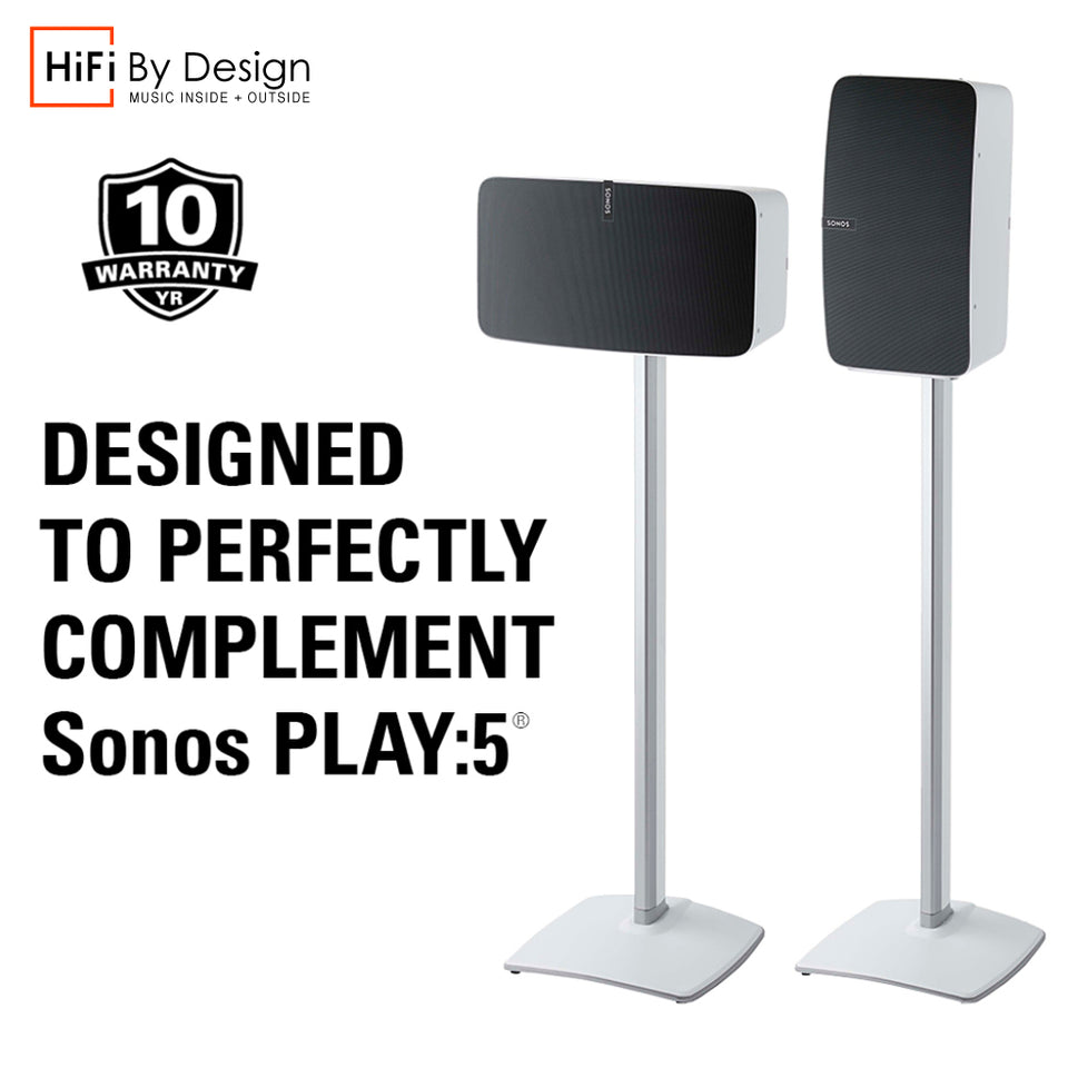 Sonos Play 5 Gen 2 Premium Single Floor Stand White Hifi By