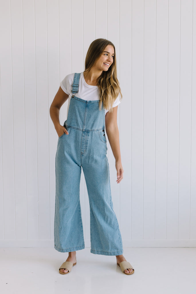 Carter Denim Overalls – Betty Lane