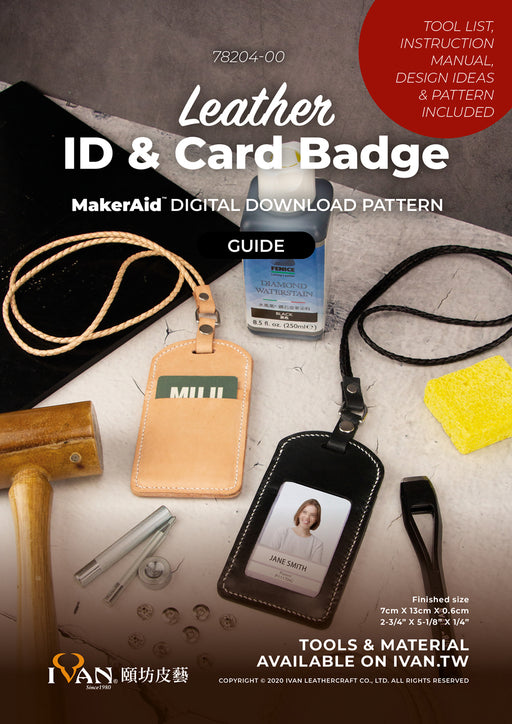 MakerAid® Leather Trifold Wallet Digital Download Pattern