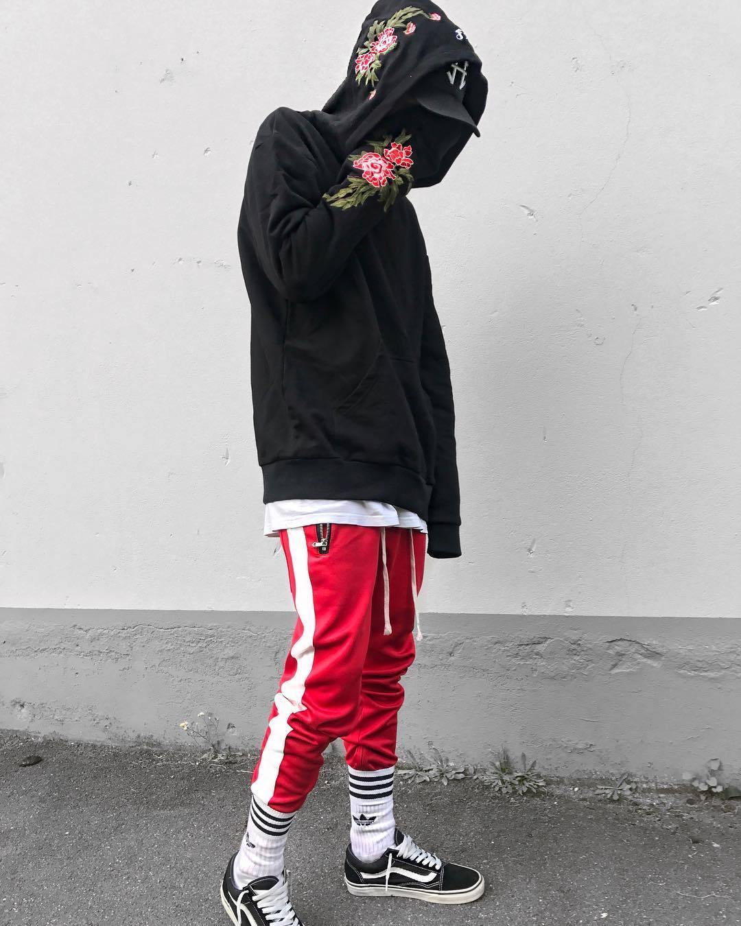 Side Stripe Retro Pants - Longline Clothing