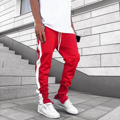 Side Stripe Retro Pants - Longline Clothing