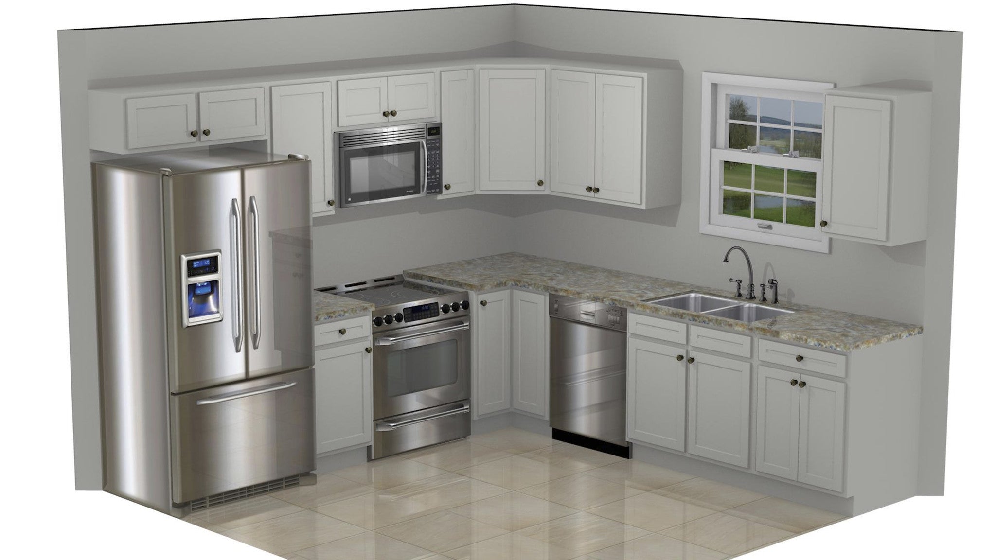 10x10 kitchen design with island victoria