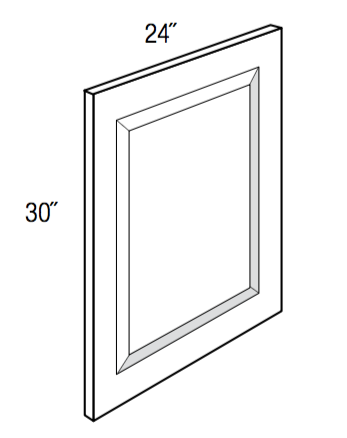  BDEP24 - Assembled Concord Naval Blue - Decorative End Panel