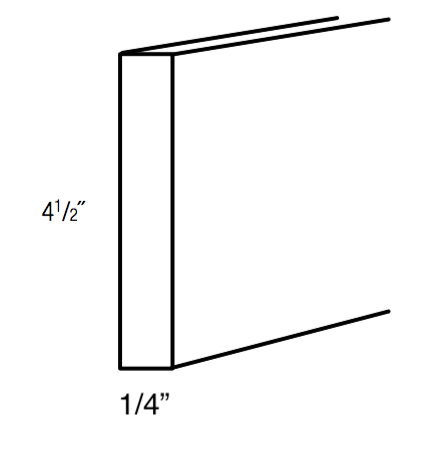  TKC8 - Assembled Concord Sahara - Toe Kick Cover
