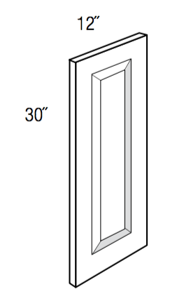  WDEP1230 - Assembled Concord Sahara - Wall Decorative End Panel