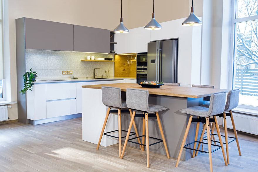modern kitchen bright design
