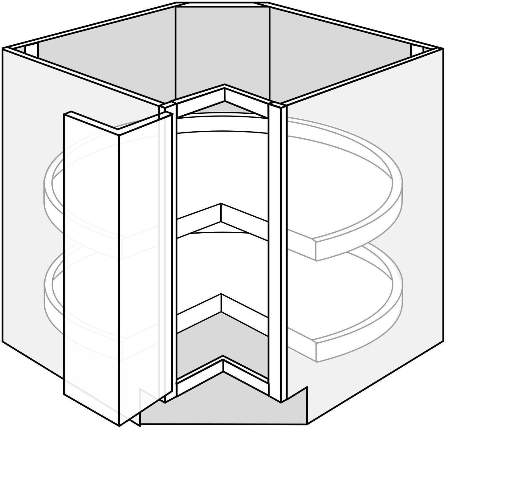 Ls36 Essex Castle Lazy Susan 36 R Bi Fold Doors Wholesale