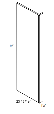 Refp24 Dartmouth Brownstone Refrigerator Panel 23 13 16 X