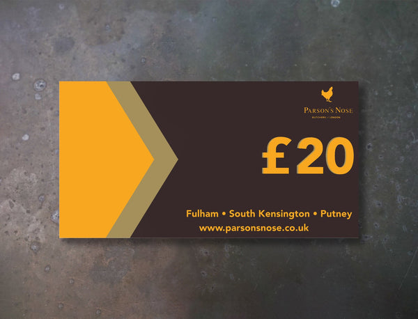 Gift Card Gift Card £20 (in store ONLY) for sale - Parson’s Nose