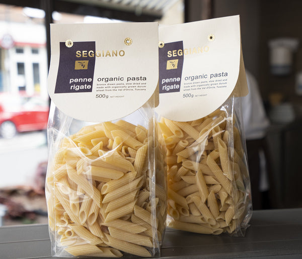 250g Seggiano Dry Organic Penne Pasta for sale - Parsons Nose