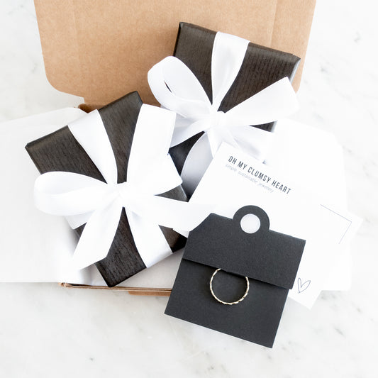 Minimal Jewellery Packaging – Oh My Clumsy Heart