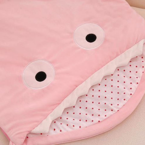 Baby Plush Shark Sleeping Bag