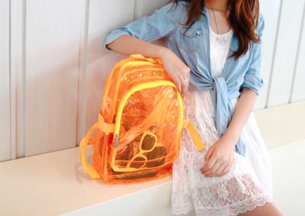 Transparent Clear Backpack - Waterproof School Bag For Kids