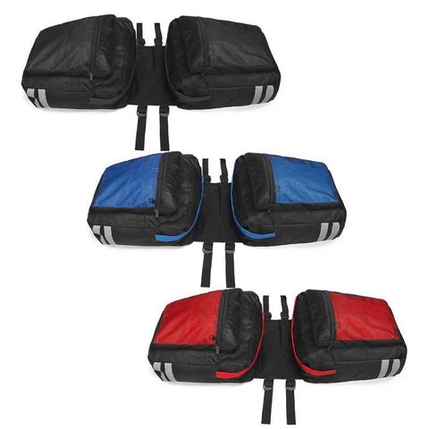 Double Side Bike Saddle Bags Rear Rack Seat Trunk Mount