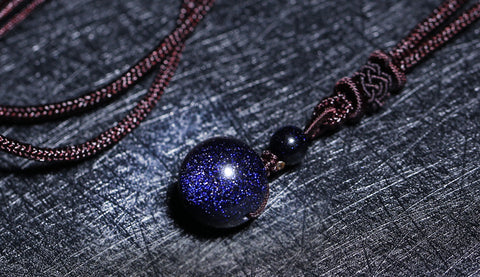 Blue Sandstone Necklace