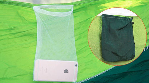 Ultralight Camping Hammock with Bug Mosquito Net 2 Person
