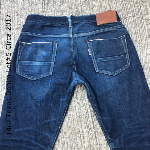 14oz Texas Denim Lot#5 Circa 2017