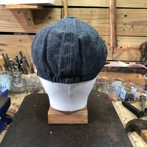 Ciano Farmer Denim Co. Paperboy 100% wool Harringbone Cap