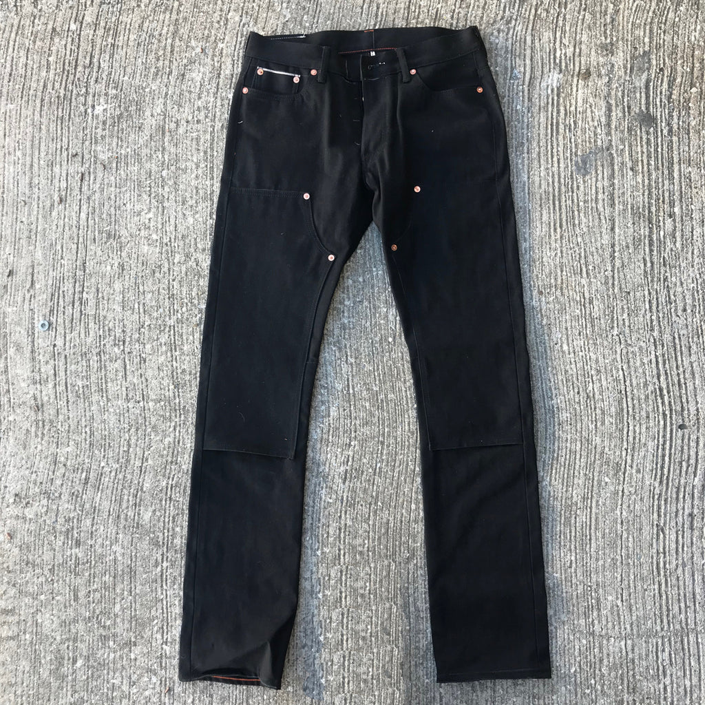 14oz Italian Double Black Red/White Selvage – CFDCo.