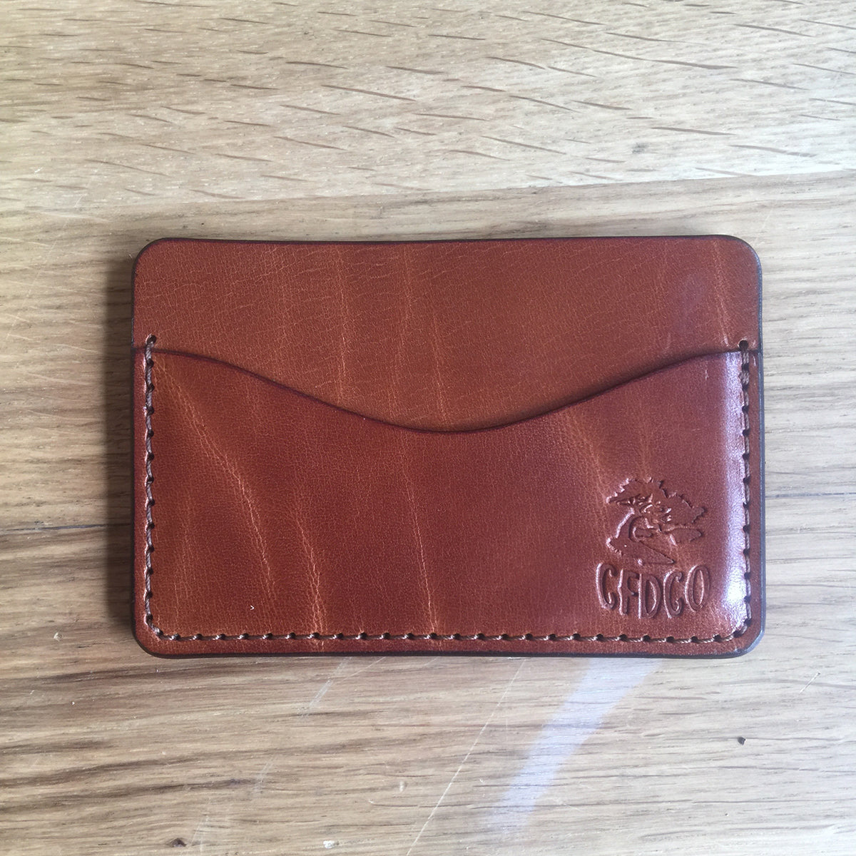 small leather credit card wallet