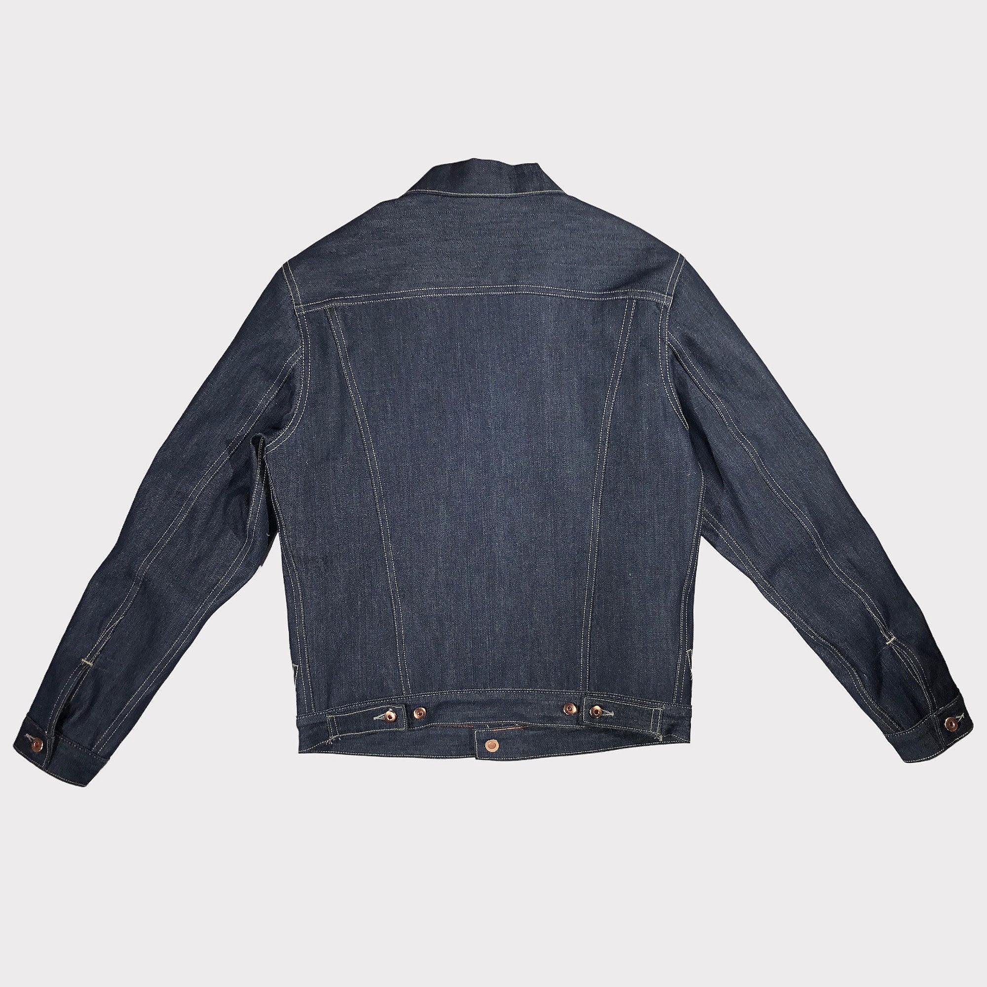 13.5oz Indigo Cone Mills 1968 Selvage Fieldhand Jacket {Limited Quanti ...