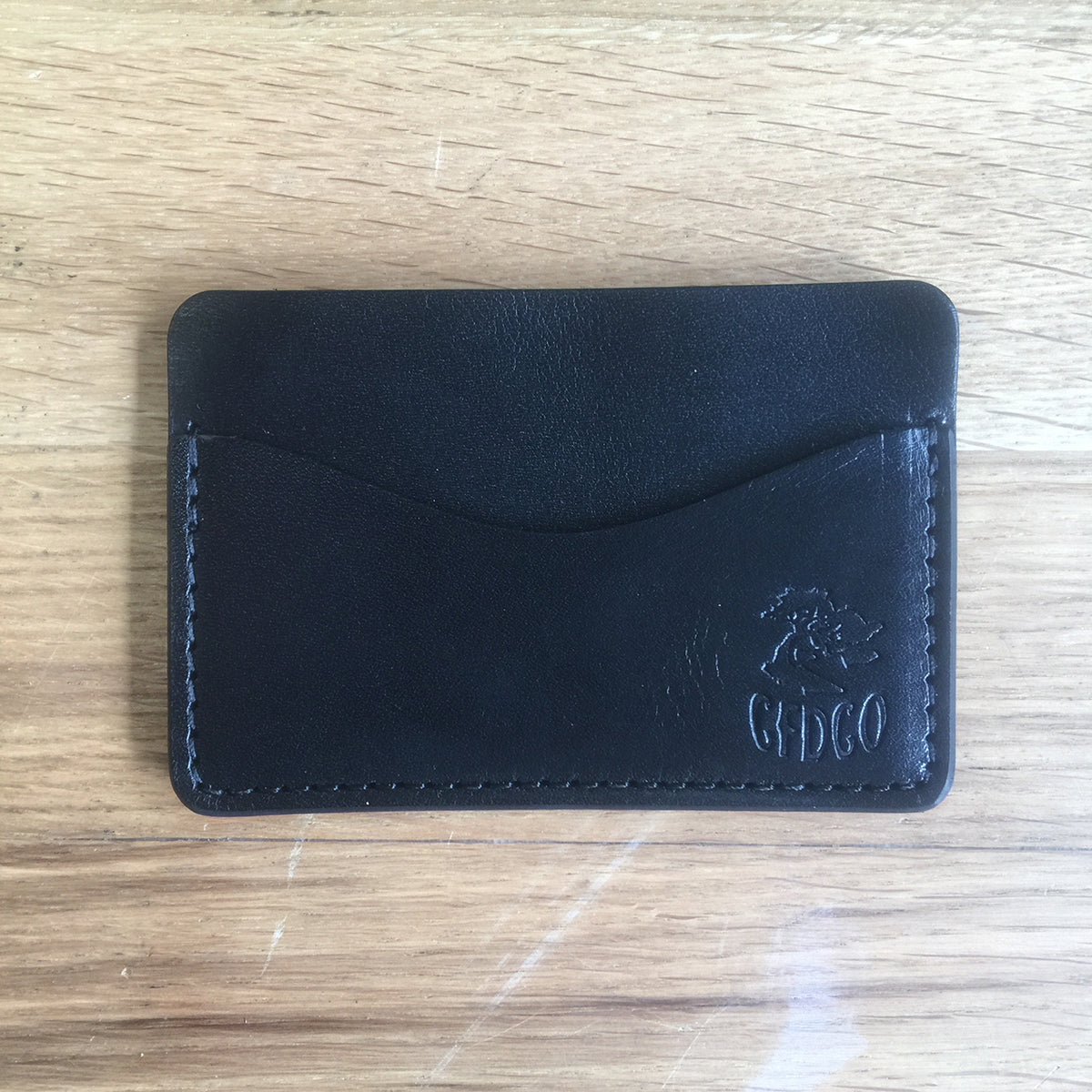 small leather credit card wallet