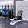 IQ A3-V2 - Off White/Gray Tub & Silver Sink with Massage Chair 299-V2 - New Star Spa & Furniture Corp.