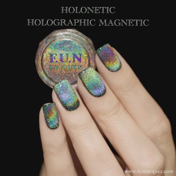 Moon Holographic Gel Glitter Nail Polish – F.U.N LACQUER