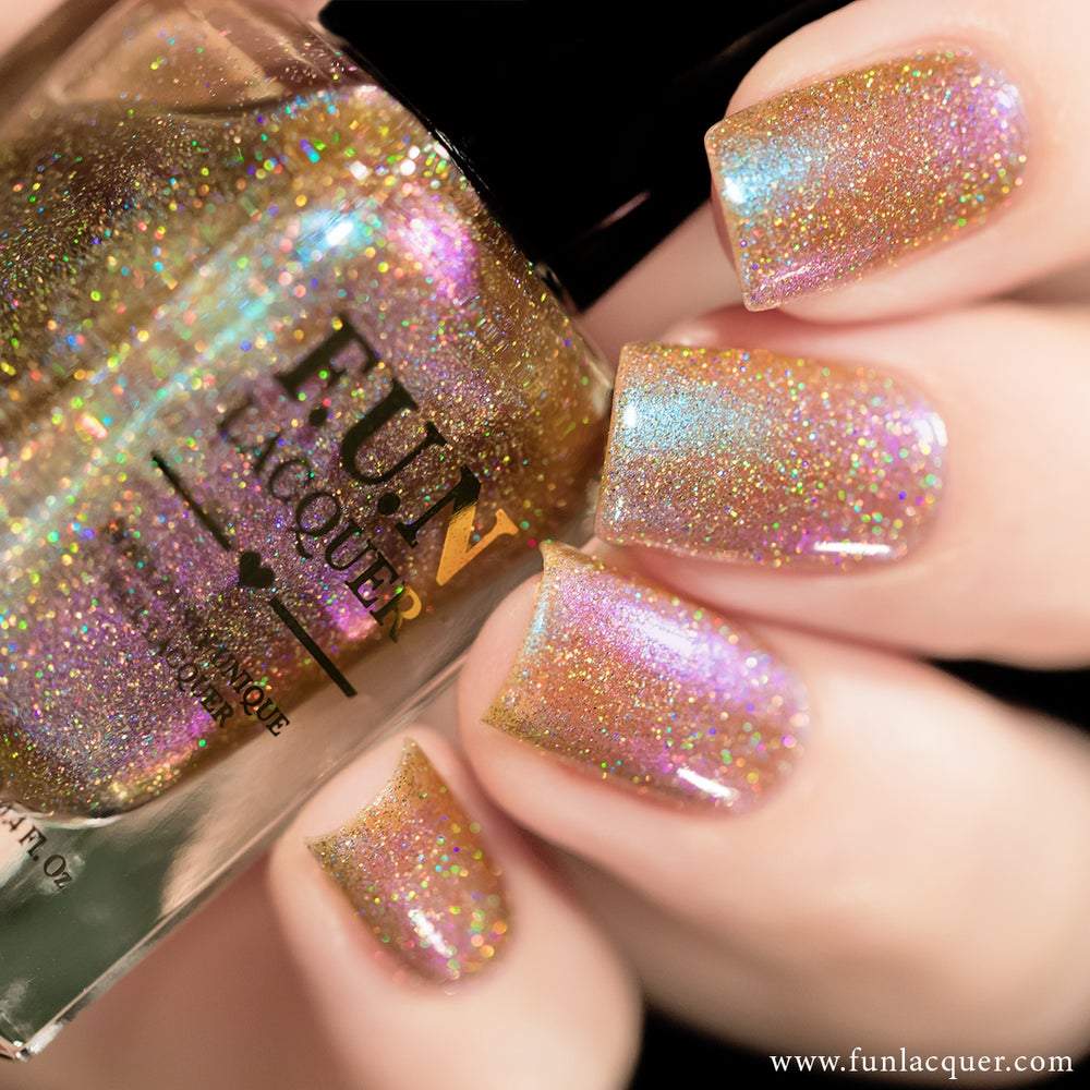 Lavender H Color Shifting Holographic Nail Polish F