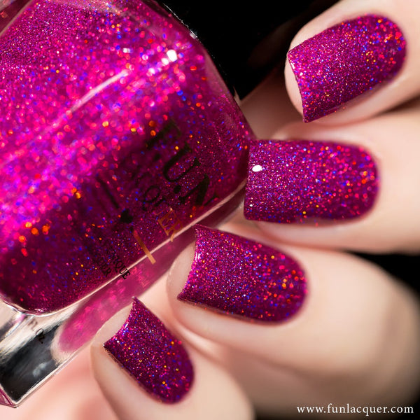 Crazy In Love Purple Holographic Glitter Nail Polish – F.U.N LACQUER