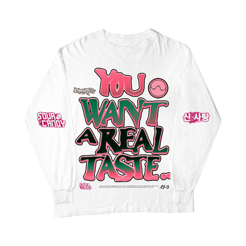 Sour Candy L S T Shirt Lady Gaga Official Shop - sour candy lady gaga roblox id
