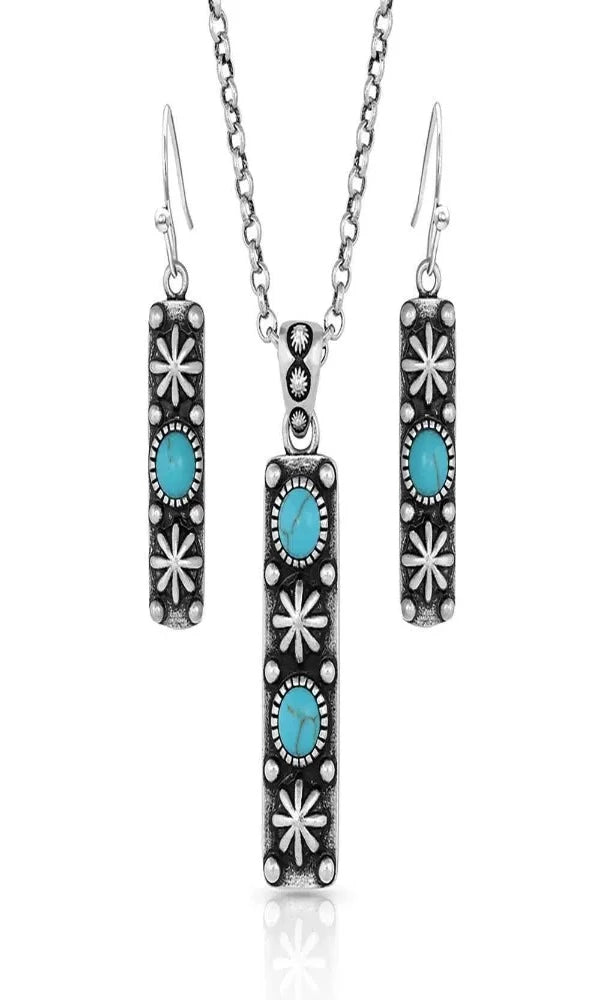 Montana Silversmiths - Starlight Starbrite Stone Turquoise Jewelry Sets