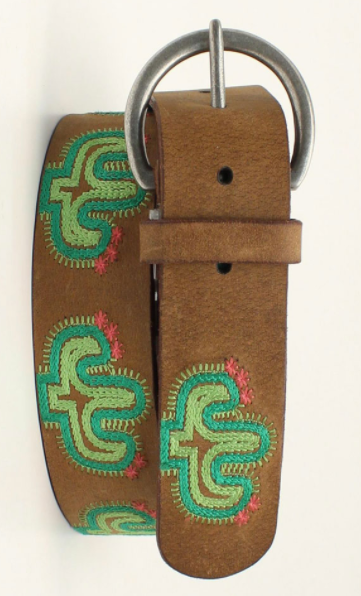 Ariat Embroidered Cactus Belt